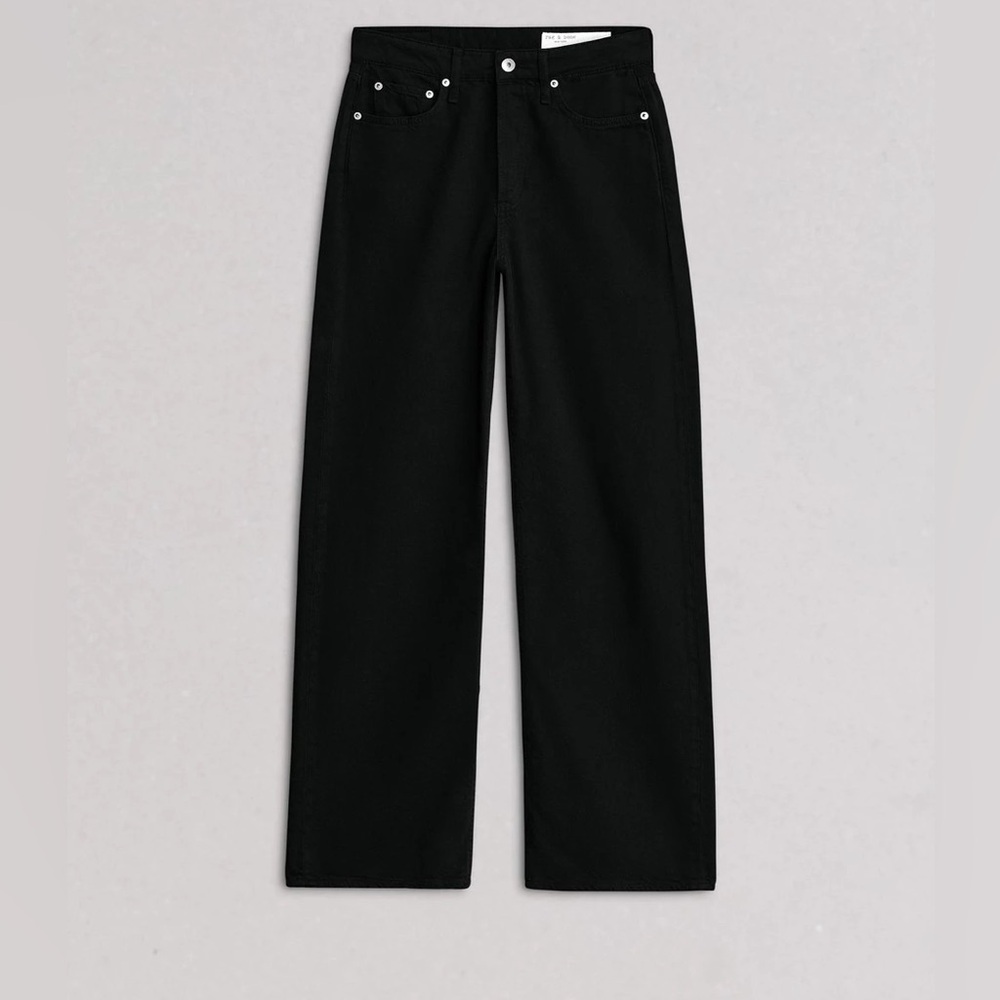 Featherweight Logan Mid-Rise Wide-Leg Jean rag and bone size 24